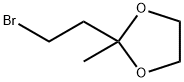 2-(2-ブロモエチル)-2-メチル-1,3-ジオキソラン 化学構造式