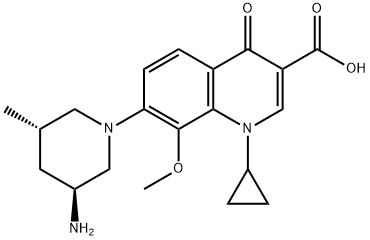 Nemonoxacin Struktur