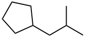 イソブチルシクロペンタン 化学構造式