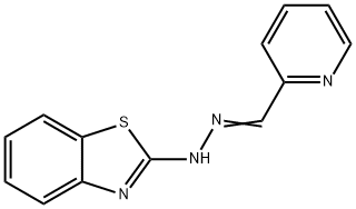 Pyridine-2-carbaldehyde (benzothiazole-2-yl)hydrazone Structure