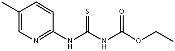 EthylN-[(5-methylpyridin-2-yl)carbamothioyl]carbamate Struktur