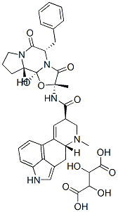 酒石酸 エルゴタミン 化学構造式