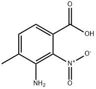 2-NITRO-3-AMINO-4-METHYLBENZOIC ACID Structure
