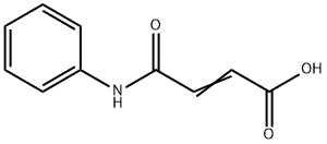 4-オキソ-4-フェニルアミノ-2-ブテン酸 化学構造式