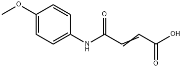 4-(4-甲氧基苯胺)-4-氧丁-2-烯酸, 37902-60-6, 结构式