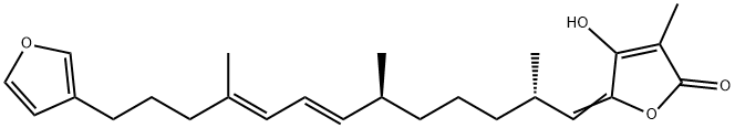 5-[(2S,6S,7E,9E)-13-(3-Furyl)-2,6,10-trimethyl-7,9-tridecadienylidene]-4-hydroxy-3-methylfuran-2(5H)-one|5-[(2S,6S,7E,9E)-13-(3-Furyl)-2,6,10-trimethyl-7,9-tridecadienylidene]-4-hydroxy-3-methylfuran-2(5H)-one