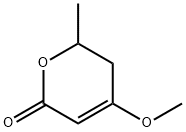4-methoxy-6-methyl-5,6-dihydropyran-2-one Structure