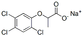 sodium 2-(2,4,5-trichlorophenoxy)propionate  Struktur