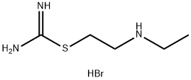 Carbamimidothioic acid, 2-(ethylamino)ethyl ester, dihydrobromide Struktur