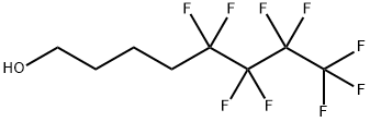 5,5,6,6,7,7,8,8,8-ノナフルオロオクタン-1-オール 化学構造式