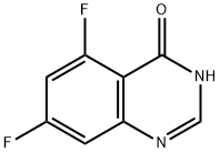 5,7-二氟-3,4-二氢喹唑啉-4-酮 结构式