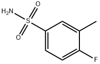 4-フルオロ-3-メチルベンゼンスルホンアミド 化学構造式