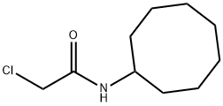 2-クロロ-N-シクロオクチルアセトアミド 化学構造式