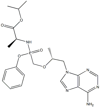 泰诺福韦艾拉酚胺,379270-37-8,结构式