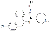 4-[(4-chlorophenyl)methyl]-2-(hexahydro-1-methyl-1H-azepin-4-yl)phthalazin-1(2H)-one hydrochloride Struktur