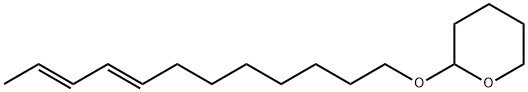 2-[[(8E,10E)-8,10-Dodecadienyl]oxy]tetrahydro-2H-pyran Struktur
