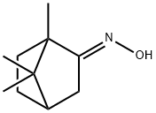 (E)-1,7,7-trimethylbicyclo[2.2.1]heptan-2-one oxime Struktur