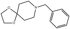 8-ベンジル-1,4-ジオキサ-8-アザスピロ[4.5]デカン 化学構造式