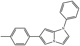 1-Phenyl-6-(p-tolyl)-1H-pyrrolo(1,2-a)imidazole Struktur