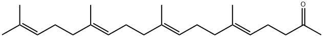 (5E,9E,13E)-6,10,14,18-Tetramethyl-5,9,13,17-nonadecatetren-2-one,3796-63-2,结构式