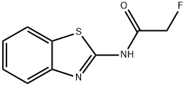 Acetamide, N-2-benzothiazolyl-2-fluoro- (9CI) Structure