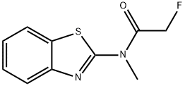 Acetamide, N-2-benzothiazolyl-2-fluoro-N-methyl- (9CI) Structure