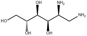 1,2-Diamino-1,2-dideoxy-D-glucitol Struktur