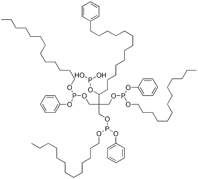 Tetrakis[O-(phenyltridecylphosphito)methyl]methane|