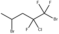2-クロロ-1,4-ジブロモ-1,1,2-トリフルオロペンタン 化学構造式