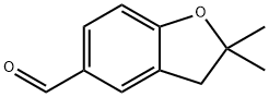 2,2-ジメチル-2,3-ジヒドロベンゾフラン-5-カルブアルデヒド 化学構造式