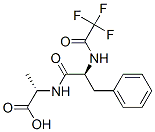 N-trifluoroacetylphenylalanylalanine 结构式