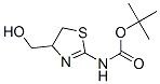 Carbamic  acid,  [4,5-dihydro-4-(hydroxymethyl)-2-thiazolyl]-,  1,1-dimethylethyl  ester  (9CI) Struktur