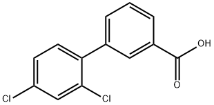 3-(2,4-Dichlorophenyl)benzoic acid Structure