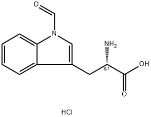 H-TRP(FOR)-OH HCL Structure