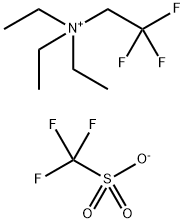 2,2,2-TRIFLUOROETHYL TRIETHYLAMMONIUM TRIFLATE Struktur