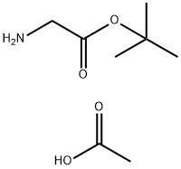 H‐GLY‐OTBU酢酸塩 化学構造式