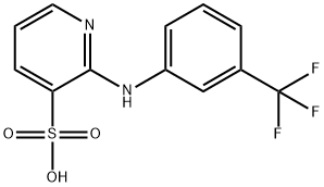 2-[[3-(TRIFLUOROMETHYL)PHENYL]AMINO]-PYRIDINE-3-SULFONIC ACID Structure
