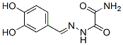 Acetic acid, aminooxo-, [(3,4-dihydroxyphenyl)methylene]hydrazide (9CI) Structure