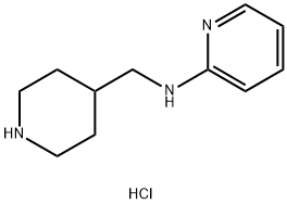 N-(哌啶-4-基甲基)吡啶-2-胺盐酸盐, 380396-49-6, 结构式