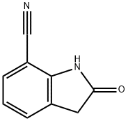 7-氰基吲哚酮, 380427-40-7, 结构式