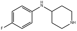 (4-氟苯基)-(4-哌啶基)胺 结构式