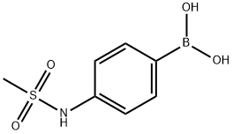 4-甲基磺酰氨基苯基硼酸,380430-57-9,结构式