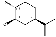 rel-(1R*)-2α*-メチル-5β*-(1-メチルエテニル)シクロヘキサン-1β*-オール 化学構造式