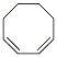 (1Z,3Z)-1,3-シクロオクタジエン 化学構造式