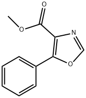 5-苯基噁唑-4-甲酸甲酯,38061-18-6,结构式