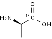 D-ALANINE, [1-14C] Structure