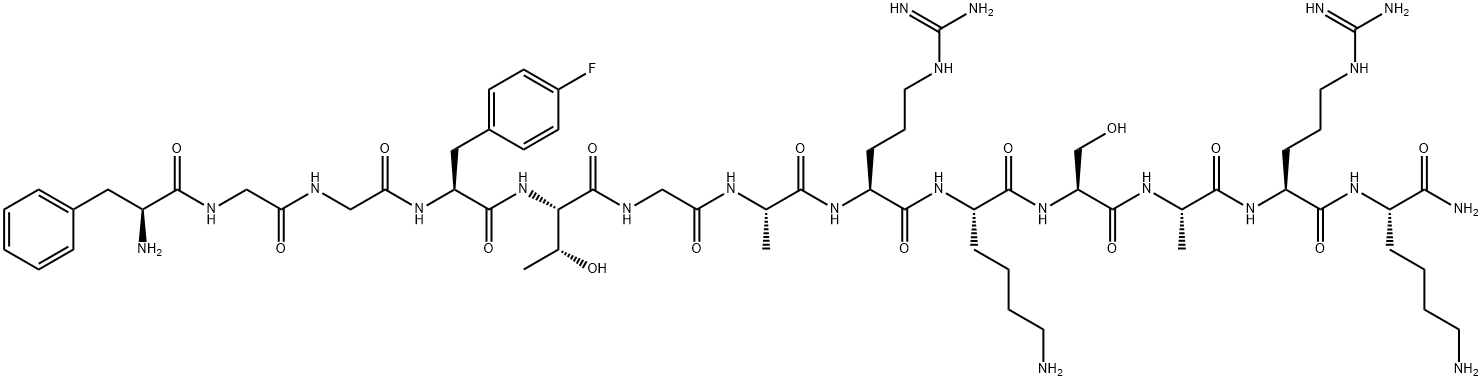 [(pF)Phe4]Nociceptin(1-13)NH2,380620-88-2,结构式