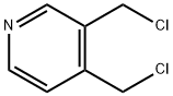 吡啶,3,4-双(氯甲基)-(9CI),38070-81-4,结构式