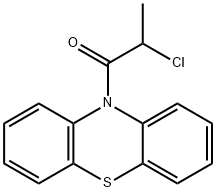2-CHLORO-1-(10H-PHENOTHIAZIN-10-YL)PROPAN-1-ONE Struktur