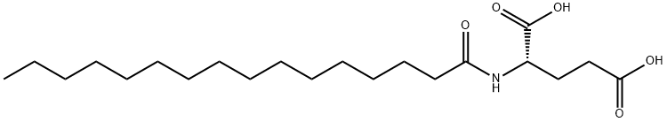 棕榈酰谷氨酸 结构式